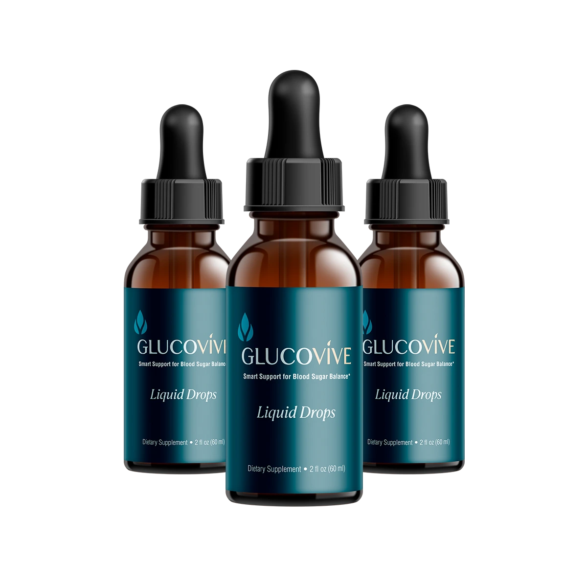 GlucoVive 3 bottle package